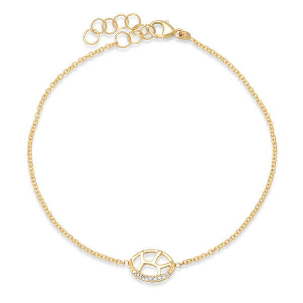 Oval Crescent Bracelet