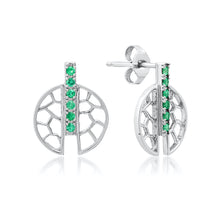 Load image into Gallery viewer, Trailblazer Emerald Earrings