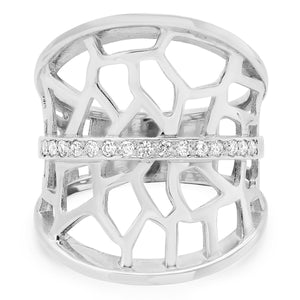 Road Less Travelled Wide Band Ring